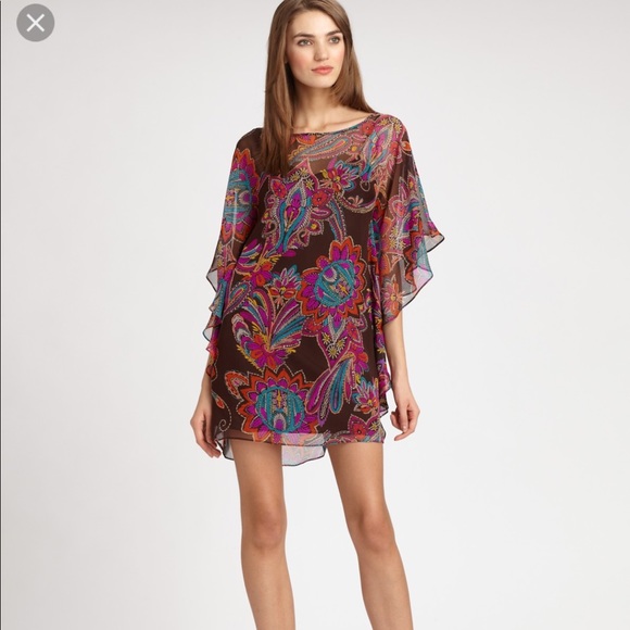 Trina Turk Dresses & Skirts - Trina Turk Paisley Chiffon Anissa Dress 0